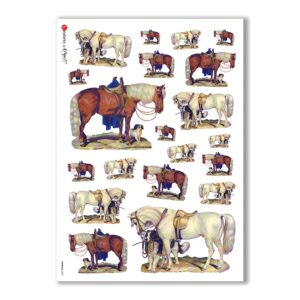 ANIMALS-0087. Papel de Arroz animales para decoupage.