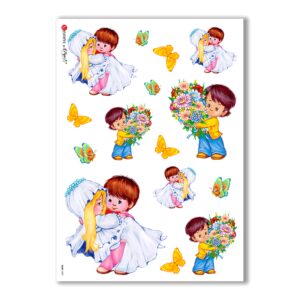 BABY-0001. Papel de Arroz niños para decoupage