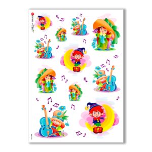 BABY-0003. Papel de Arroz niños para decoupage
