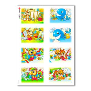 BABY-0008. Papel de Arroz niños para decoupage