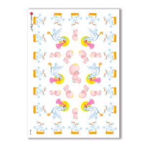 BABY-0009. Papel de Arroz niños para decoupage