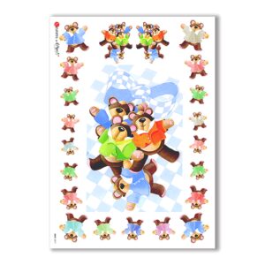 BABY-0017. Papel de Arroz niños para decoupage