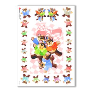 BABY-0018. Papel de Arroz niños para decoupage