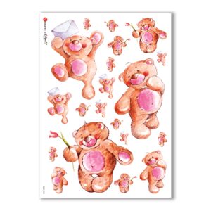 BABY-0020. Papel de Arroz niños para decoupage