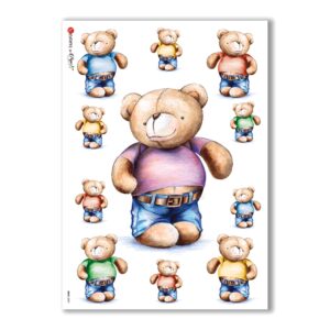 BABY-0021. Papel de Arroz niños para decoupage