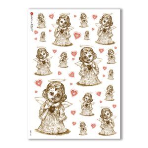 BABY-0042. Papel de Arroz niños para decoupage