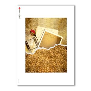 ALBUM-L-0011. Papel de Arroz album para decoupage.
