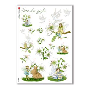 FAIRIES-0002. Papel de Arroz hadas para decoupage.