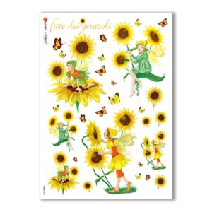 FAIRIES-0004. Papel de Arroz hadas para decoupage.