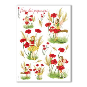 FAIRIES-0006. Papel de Arroz hadas para decoupage.