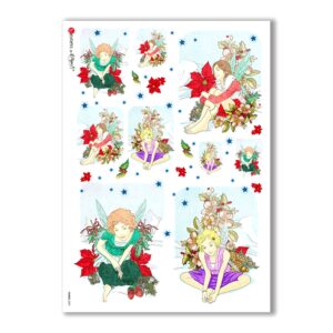FAIRIES-0009. Papel de Arroz hadas para decoupage.