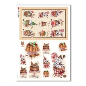 COUNTRY-0028. Papel de Arroz country para decoupage.