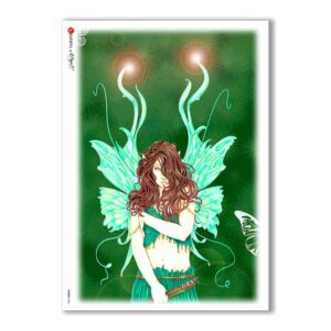 FAIRIES-0024. Papel de Arroz hadas para decoupage.