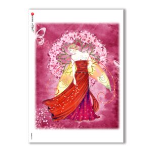 FAIRIES-0025. Papel de Arroz hadas para decoupage.