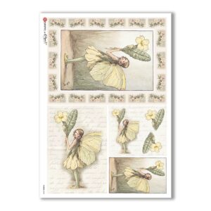 FAIRIES-0048. Papel de Arroz hadas para decoupage.
