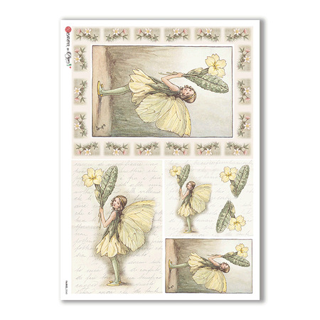 FAIRIES-0048. Papel de Arroz hadas para decoupage.