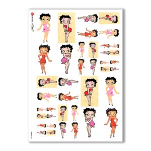 COMICS-0001. Papel de Arroz comics para decoupage.