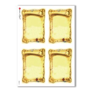 FRAME-0012. Papel de Arroz marcos para decoupage.
