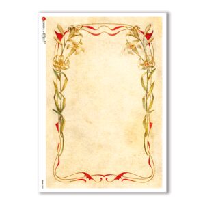 FRAME-0020. Papel de Arroz marcos para decoupage.