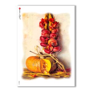FOOD-0002. Papel de Arroz comida para decoupage.