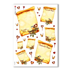 HOLIDAY-0005. Papel de Arroz festividad para decoupage.