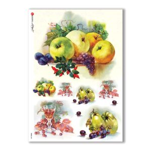 FOOD-0049. Papel de Arroz comida para decoupage.