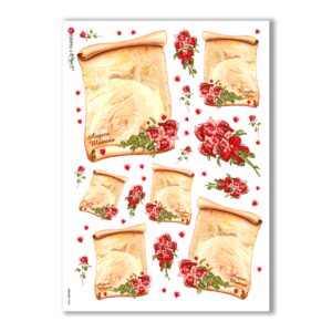 HOLIDAY-0006. Papel de Arroz festividad para decoupage.
