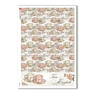 FOOD-0061. Papel de Arroz comida para decoupage.