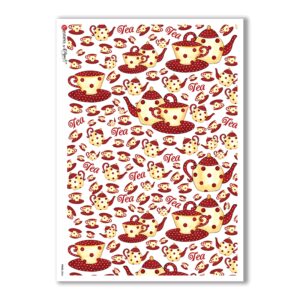 FOOD-0064. Papel de Arroz comida para decoupage.