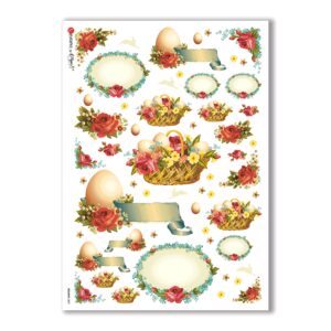HOLIDAY-0031. Papel de Arroz festividad para decoupage.