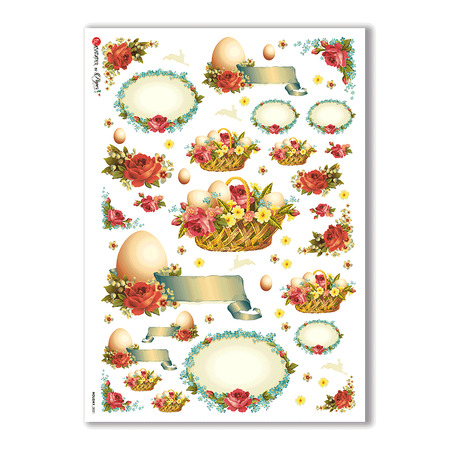 HOLIDAY-0031. Papel de Arroz festividad para decoupage.