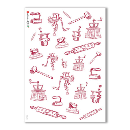 JOBS-0006. Papel de Arroz oficios para decoupage.