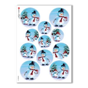 CHRISTMAS-0067. Papel de Arroz Navidad para decoupage.
