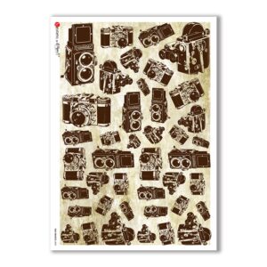 OLD OBJECTS-0002. Papel de Arroz objetos antiguos para decoupage.