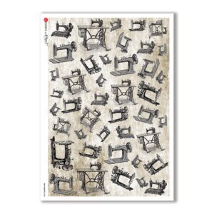OLD OBJECTS-0003. Papel de Arroz objetos antiguos para decoupage.