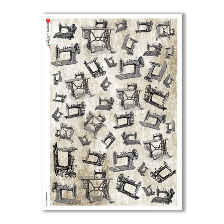 OLD OBJECTS-0003. Papel de Arroz objetos antiguos para decoupage.