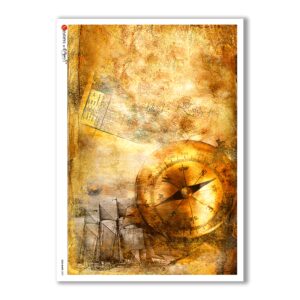 OLD-MAPS-0001. Papel de Arroz mapas antiguos para decoupage.