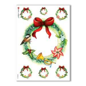 CHRISTMAS-0071. Papel de Arroz Navidad para decoupage.