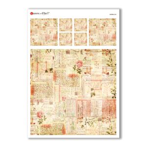 PATTERN-0003. Papel de Arroz texture para decoupage.