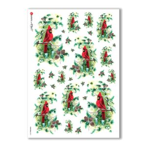 CHRISTMAS-0073. Papel de Arroz Navidad para decoupage.