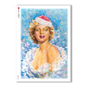 CHRISTMAS-0075. Papel de Arroz Navidad para decoupage.