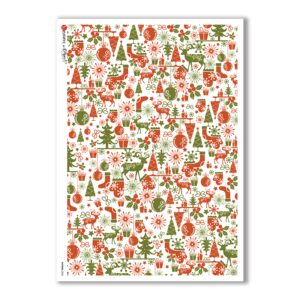 PATTERN-0052. Papel de Arroz texture para decoupage.