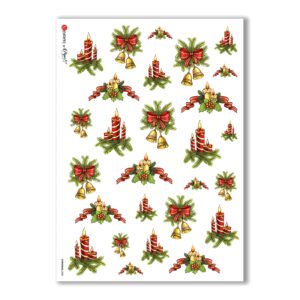 CHRISTMAS-0080. Papel de Arroz Navidad para decoupage.