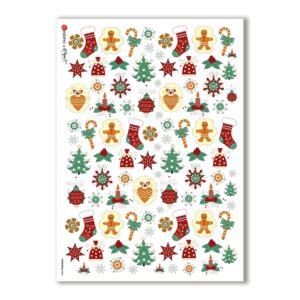 CHRISTMAS-0085. Papel de Arroz Navidad para decoupage.