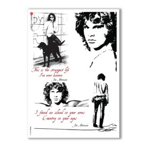 PHRASES-0005. Papel de Arroz frases para decoupage.
