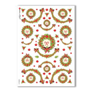 CHRISTMAS-0091. Papel de Arroz Navidad para decoupage.
