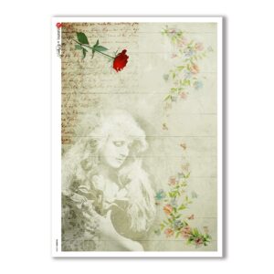 SHABBY-0008. Papel de Arroz shabby para decoupage.