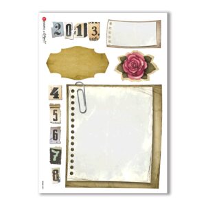 SCRAP-0001. Papel de Arroz scrap para decoupage.
