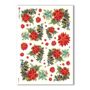 CHRISTMAS-0094. Papel de Arroz Navidad para decoupage.