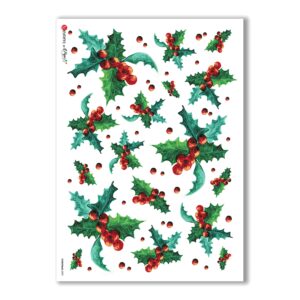 CHRISTMAS-0095. Papel de Arroz Navidad para decoupage.